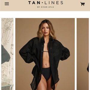 Tan Lines by Sivan Black Tulum Coverup